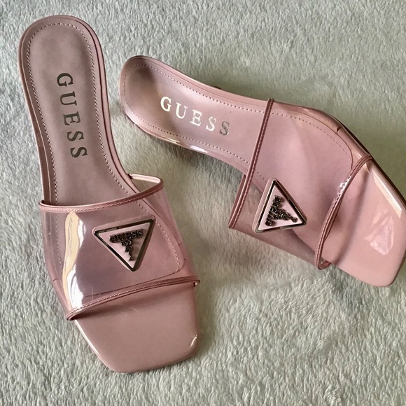 GUESS Lusie Heeled Sandal~Light Pink~Size 91/2 - Picture 2 of 10